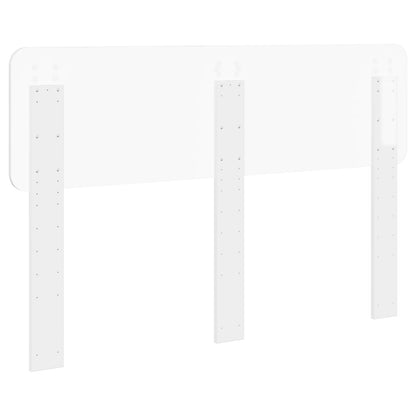 vidaXL Headboard Gloss White Engineered wood 6