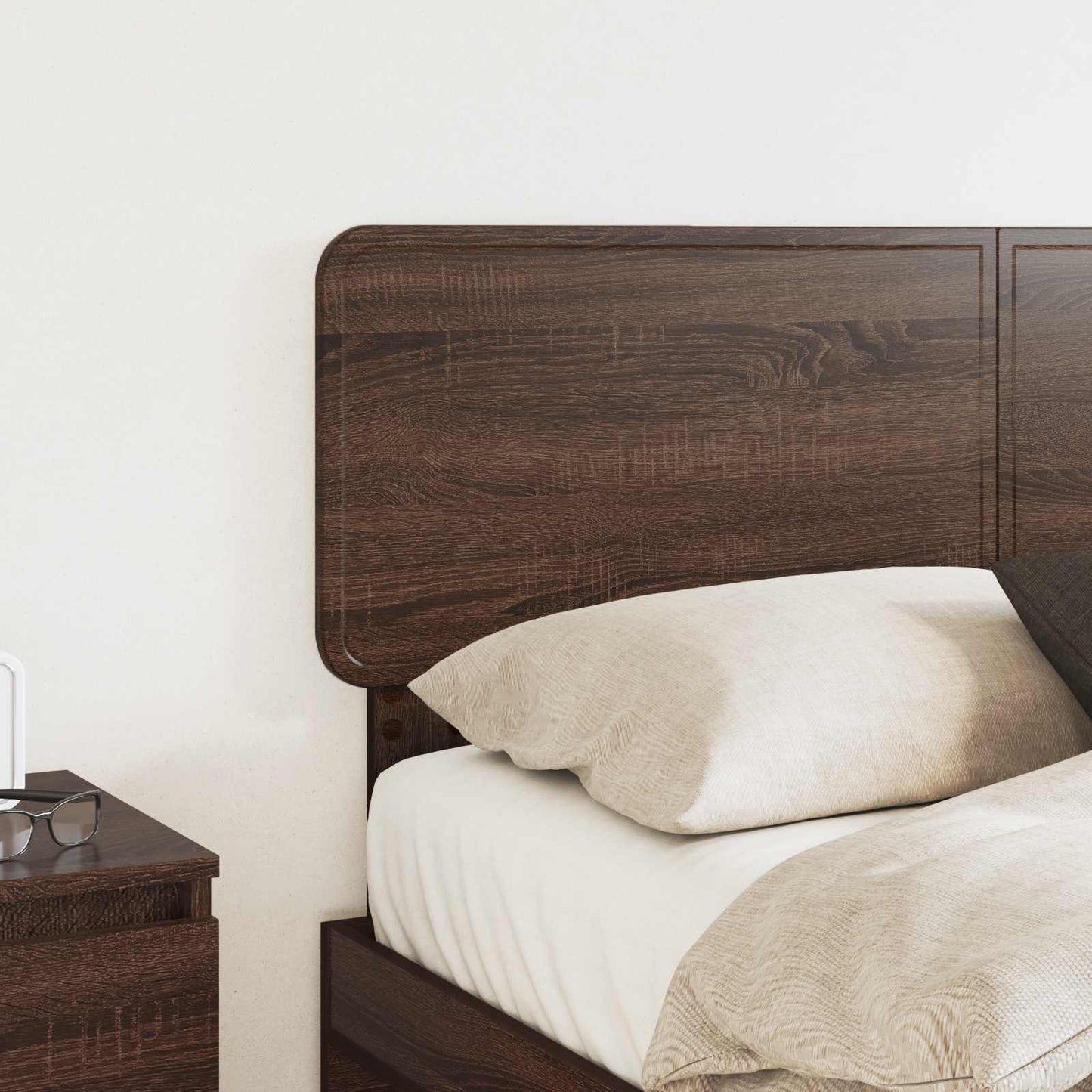 vidaXL Headboard Brown Oak Engineered wood 3