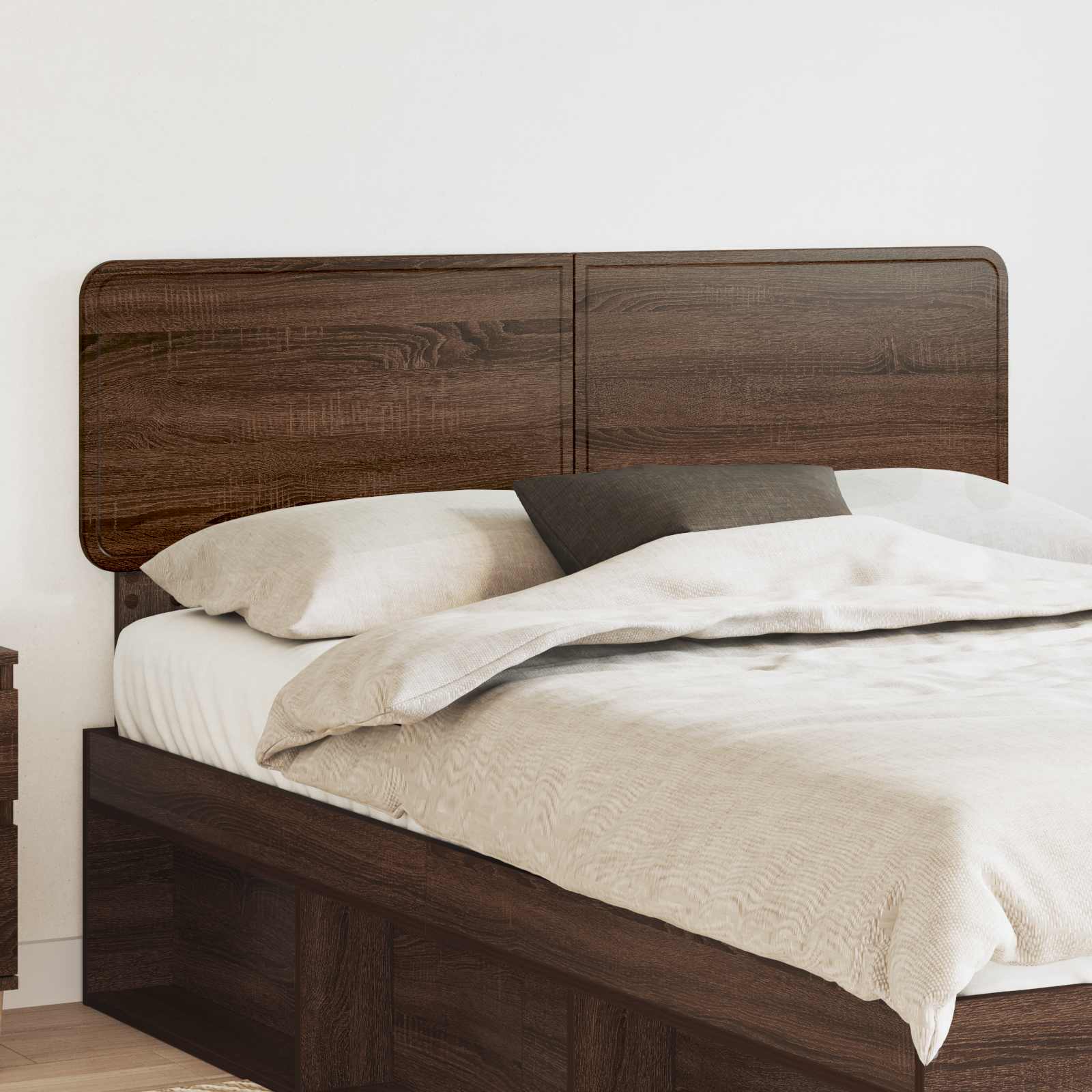 vidaXL Headboard Brown Oak Engineered wood 1
