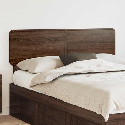 vidaXL Headboard Brown Oak Engineered wood 1