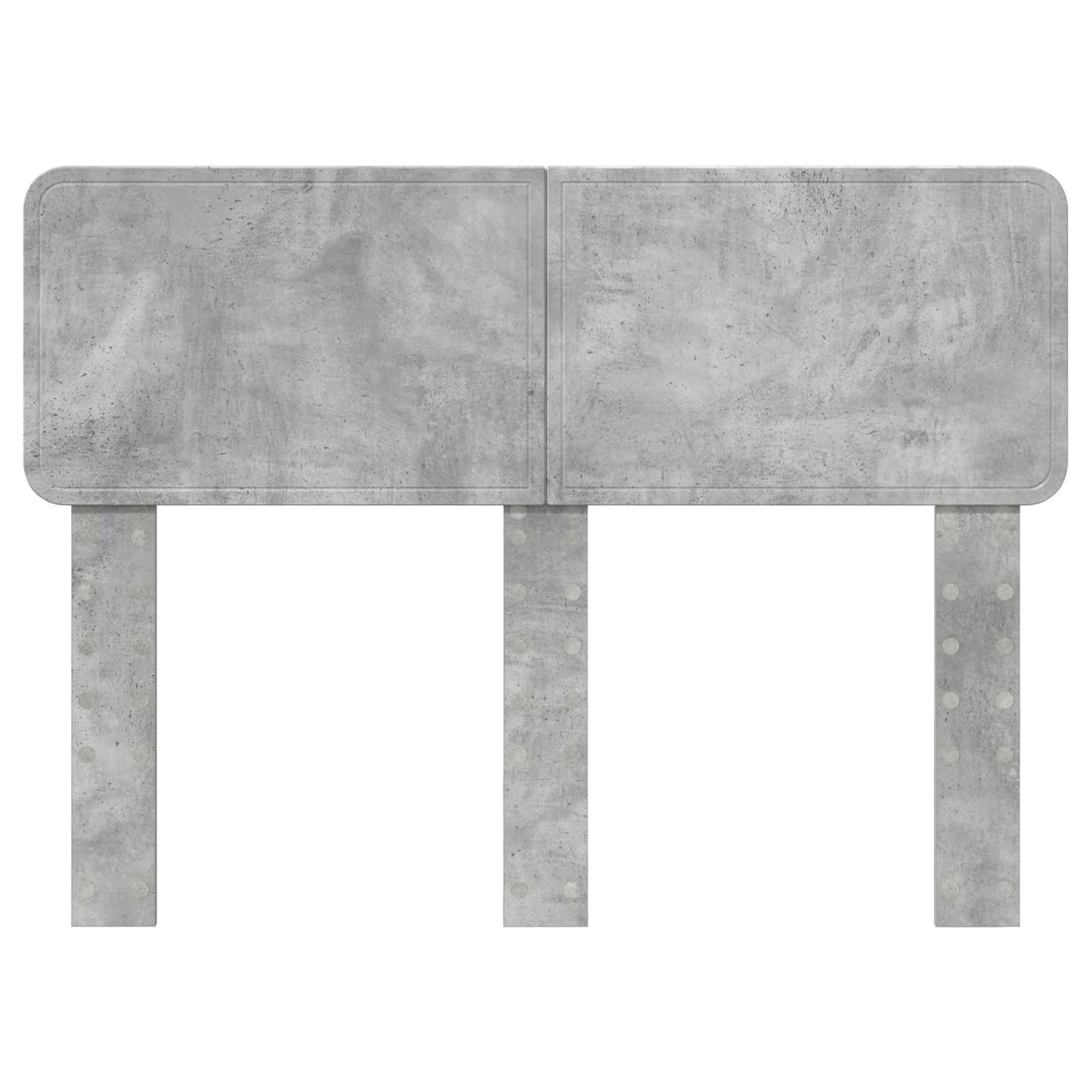 vidaXL Headboard Concrete Grey Engineered wood 4