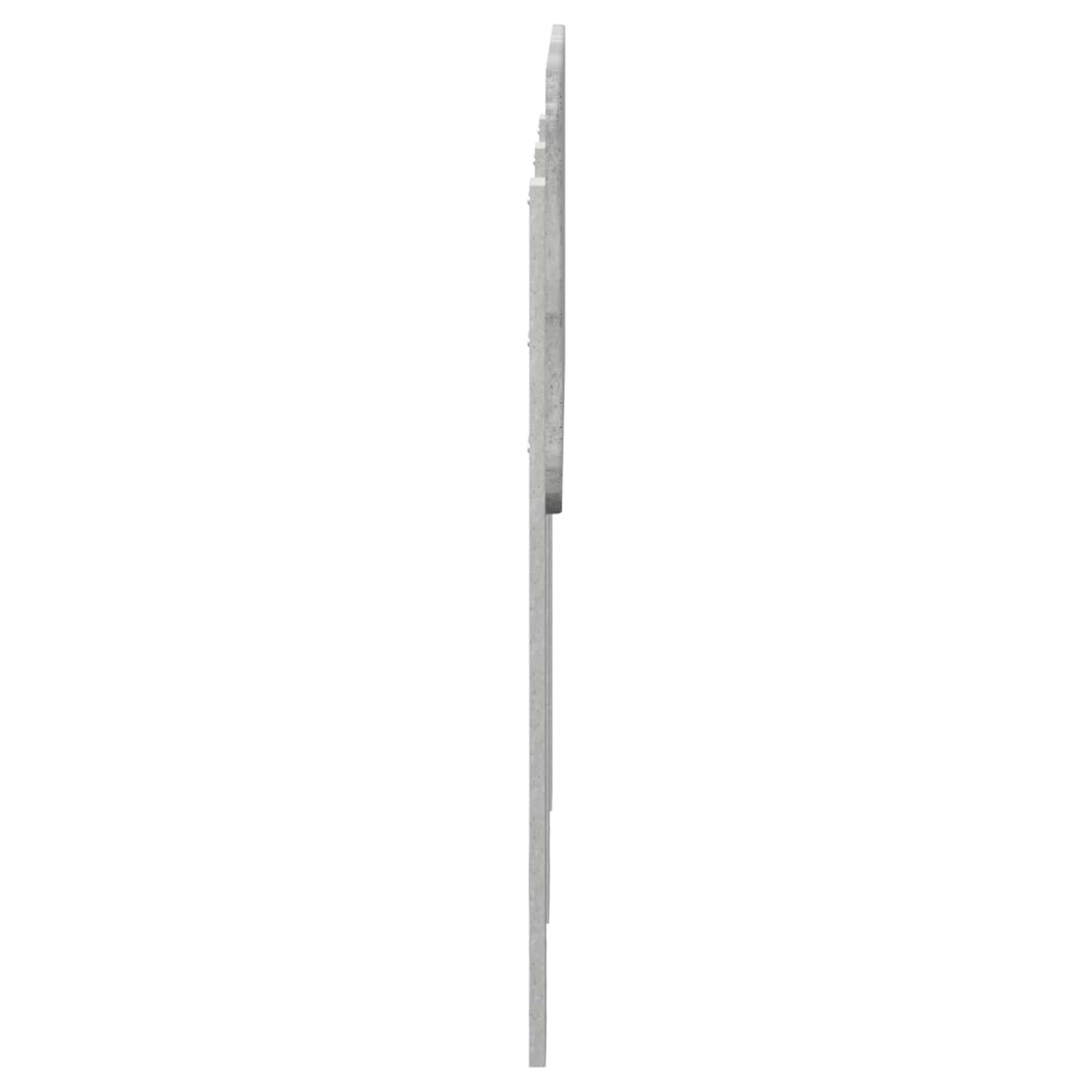 vidaXL Headboard Concrete Grey Engineered wood 5