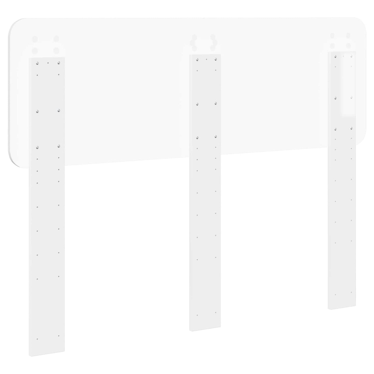 vidaXL Headboard Gloss White Engineered wood 6