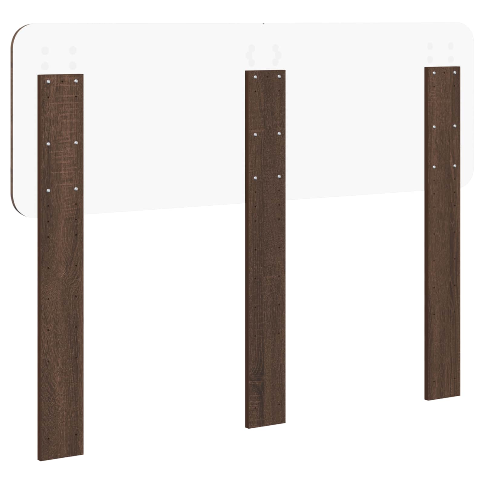 vidaXL Headboard Brown Oak Engineered wood 6