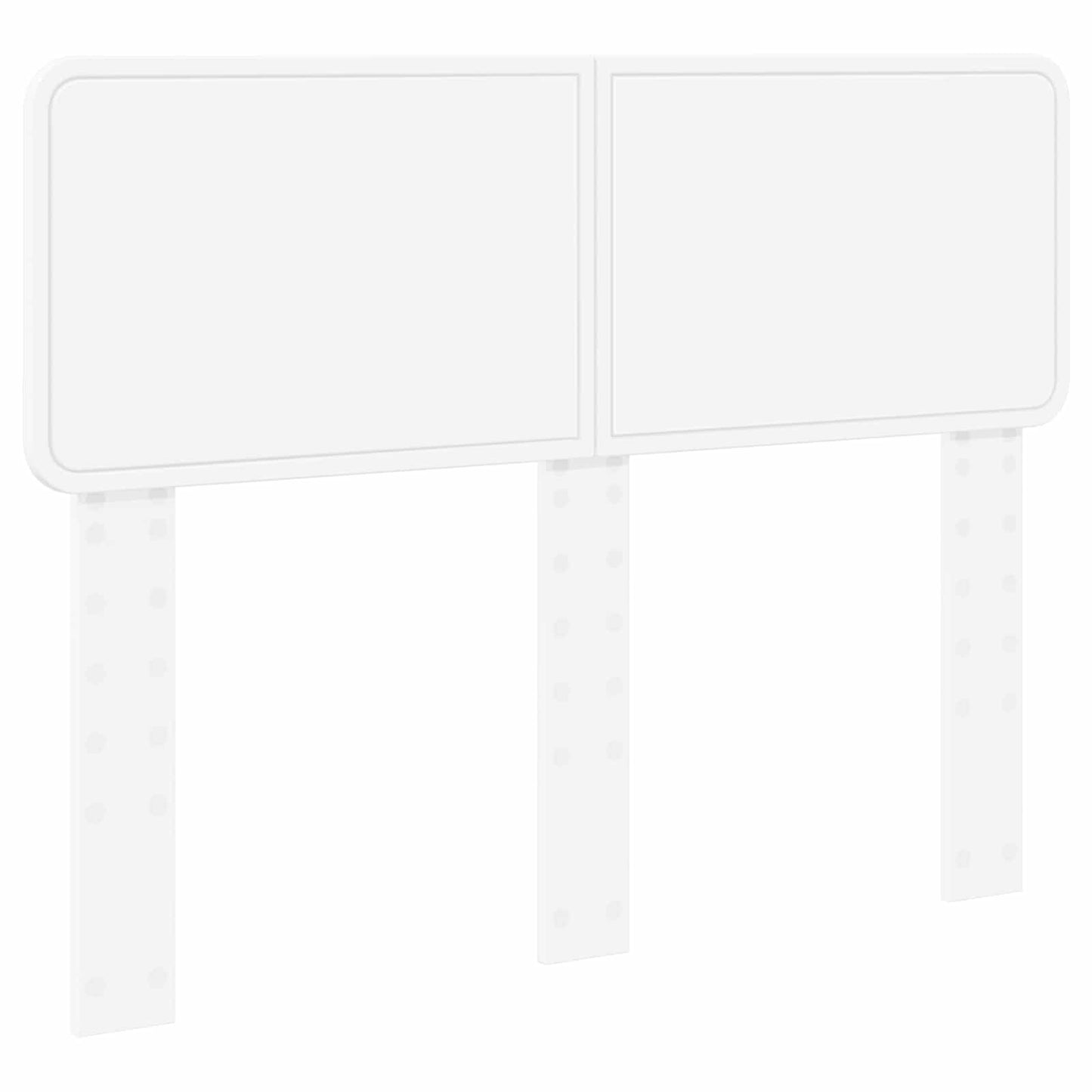 vidaXL Headboard White Engineered wood 2