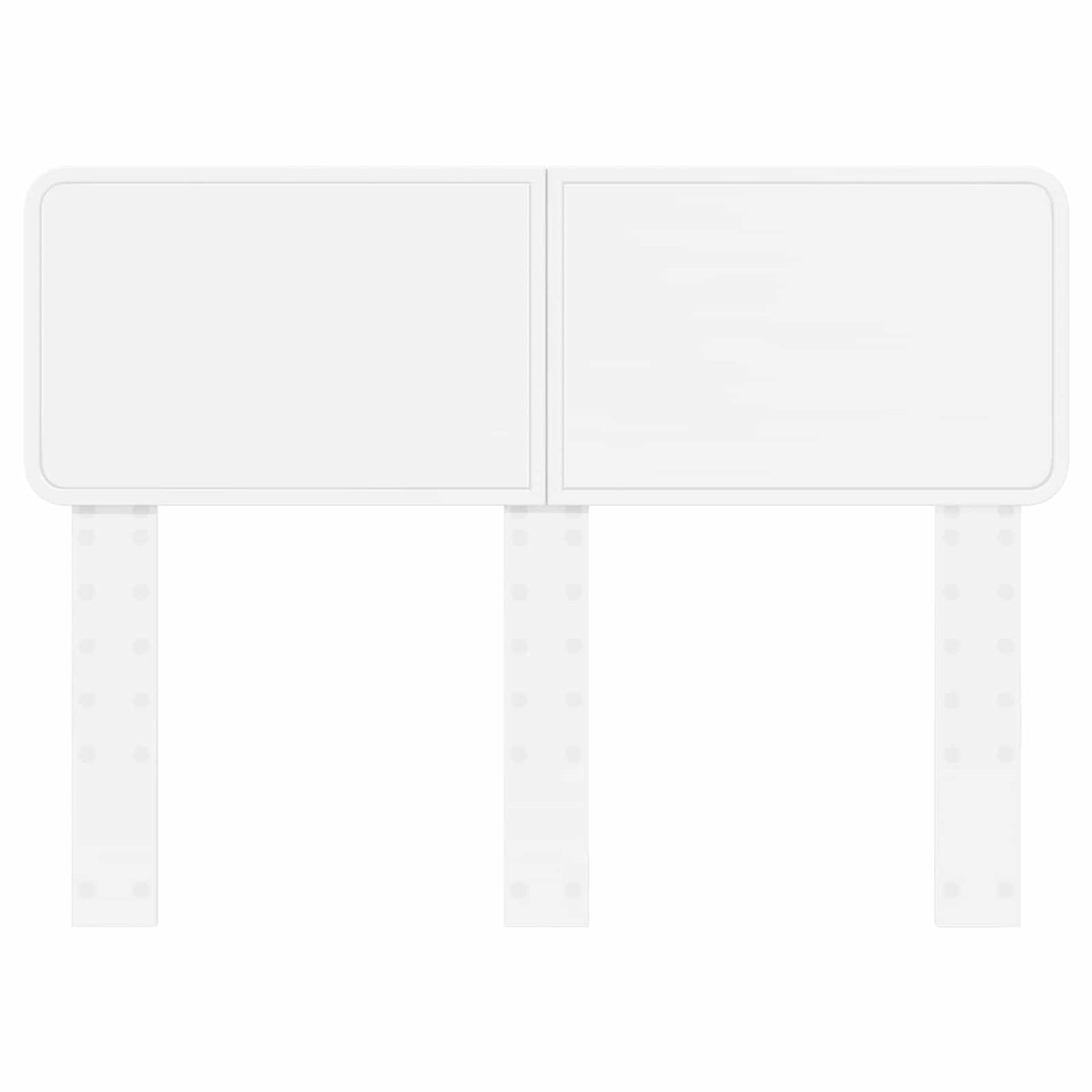 vidaXL Headboard White Engineered wood 4
