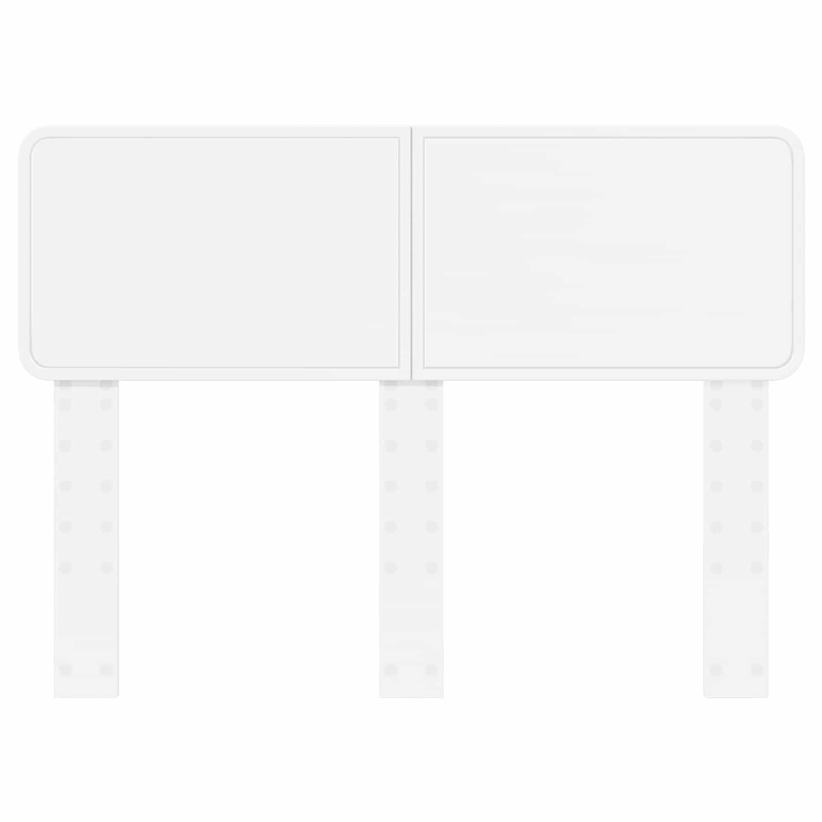 vidaXL Headboard White Engineered wood 4