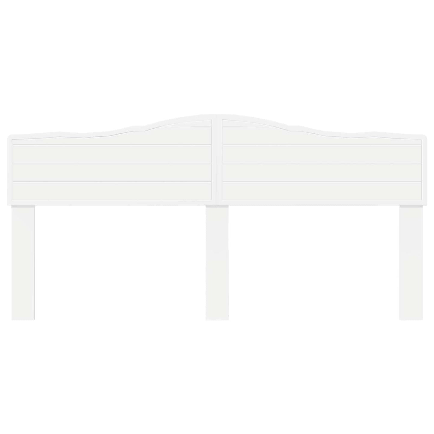 vidaXL Headboard White Engineered wood 4