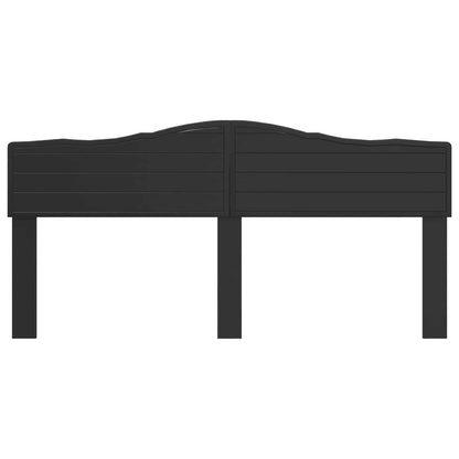 vidaXL Headboard Black Oak Engineered wood 4