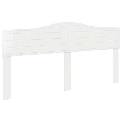vidaXL Headboard Gloss White Engineered wood 2