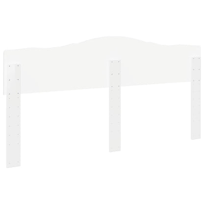 vidaXL Headboard Gloss White Engineered wood 6