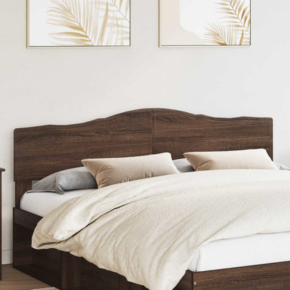 vidaXL Headboard Brown Oak Engineered wood 1