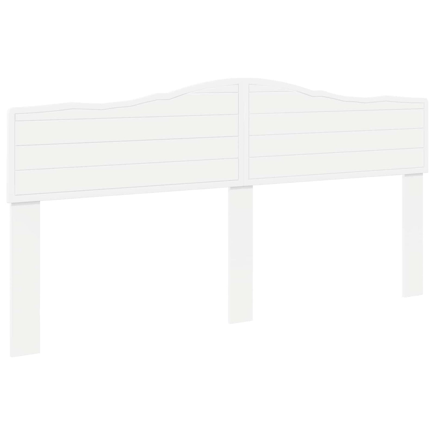 vidaXL Headboard White Engineered wood 2