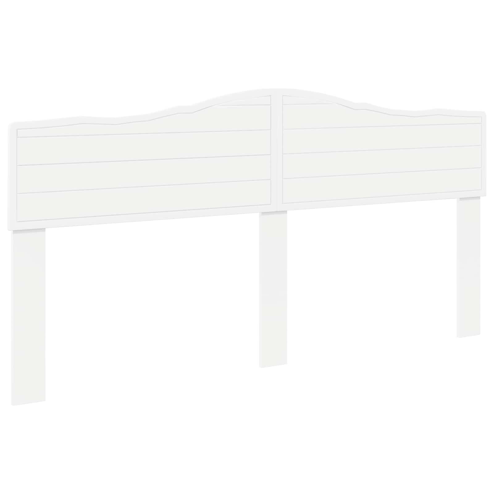 vidaXL Headboard White Engineered wood 2