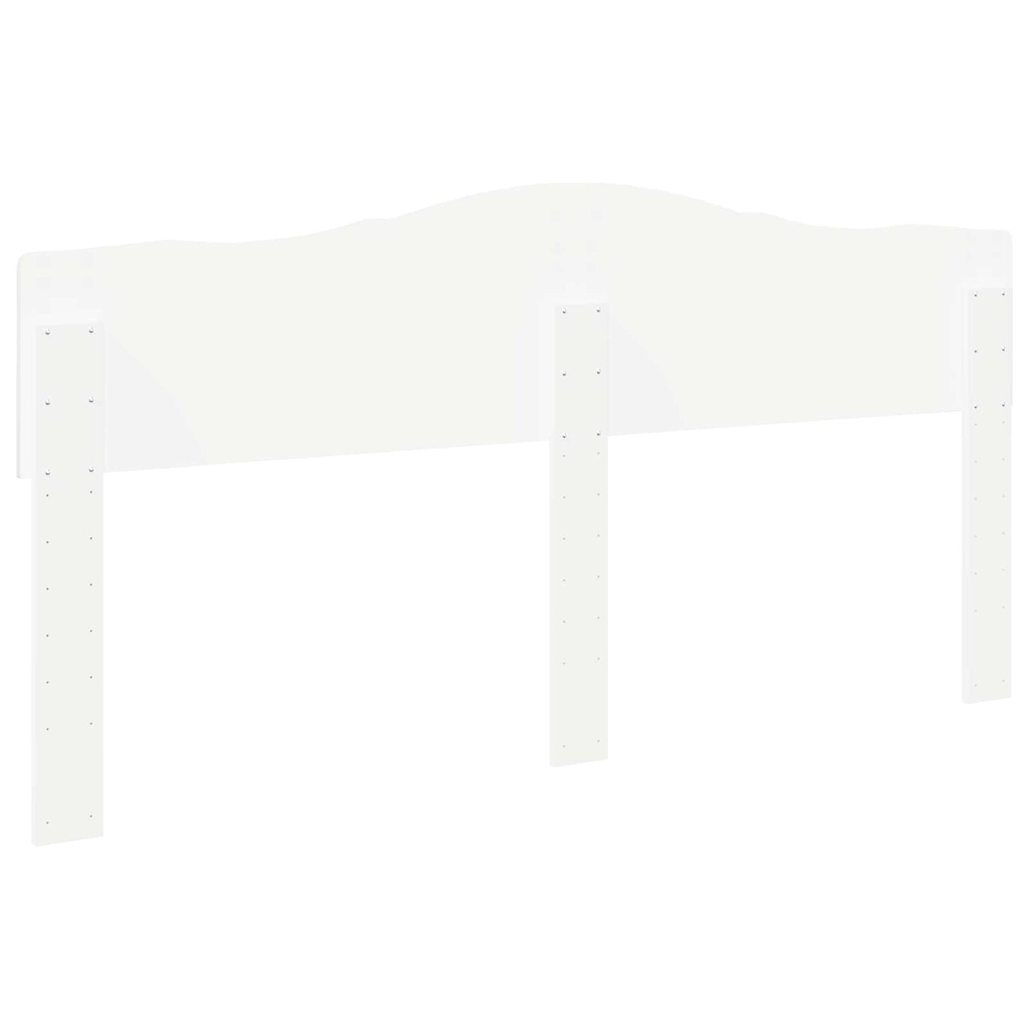 vidaXL Headboard White Engineered wood 6