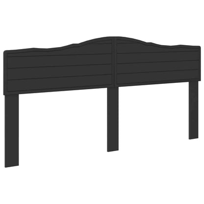 vidaXL Headboard Black Oak Engineered wood 2