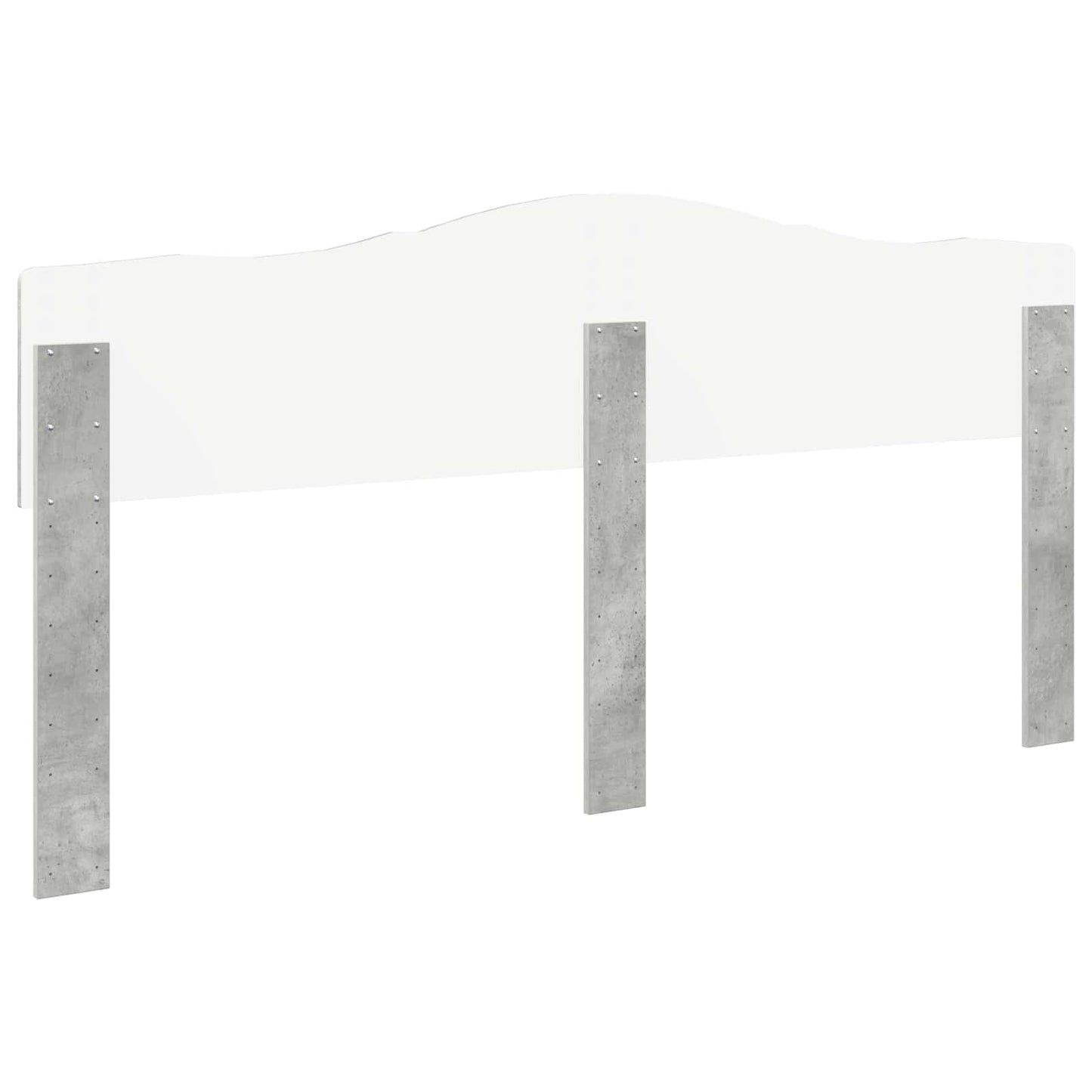 vidaXL Headboard Concrete Grey Engineered wood 6