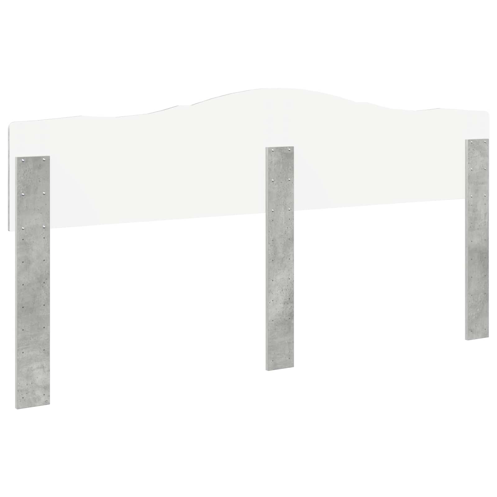 vidaXL Headboard Concrete Grey Engineered wood 6