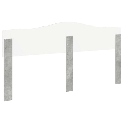 vidaXL Headboard Concrete Grey Engineered wood 6