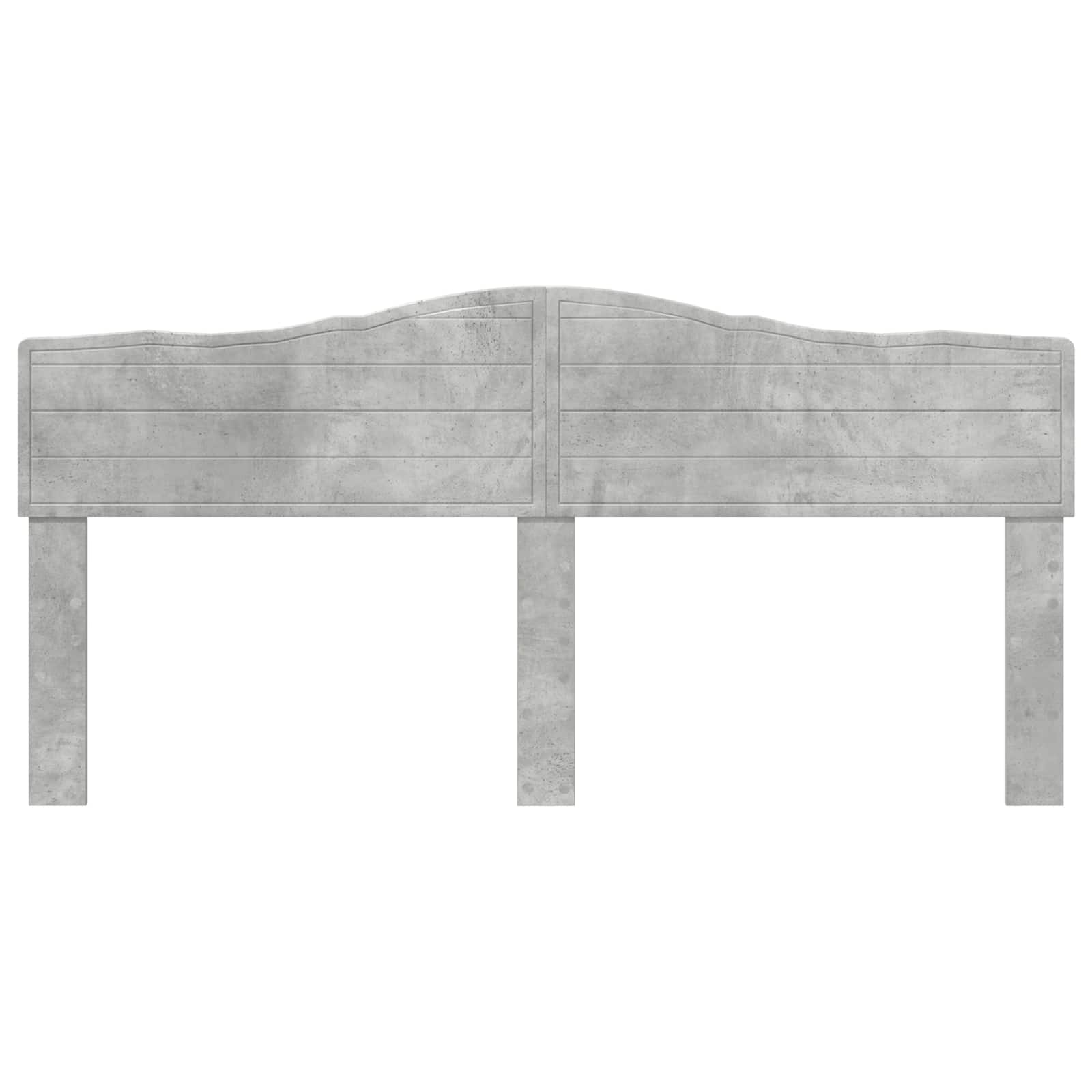 vidaXL Headboard Concrete Grey Engineered wood 4