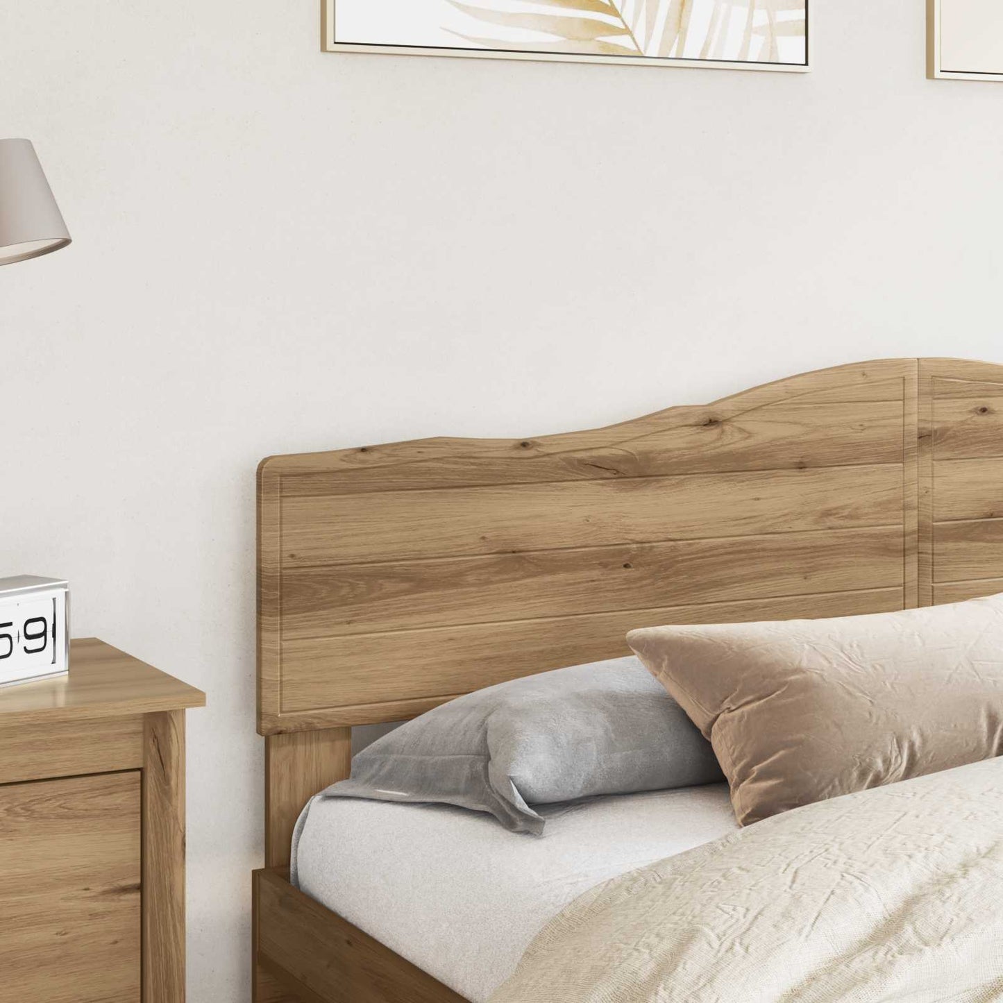 vidaXL Headboard Artisan Oak Engineered wood 3