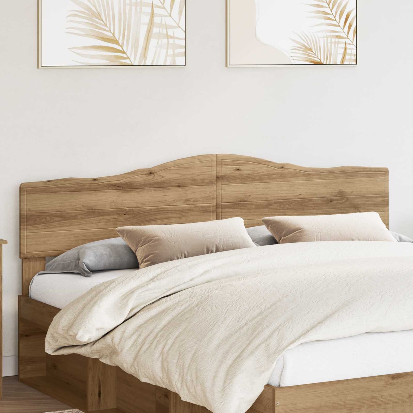 vidaXL Headboard Artisan Oak Engineered wood 1