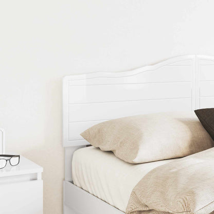 vidaXL Headboard Gloss White Engineered wood 3