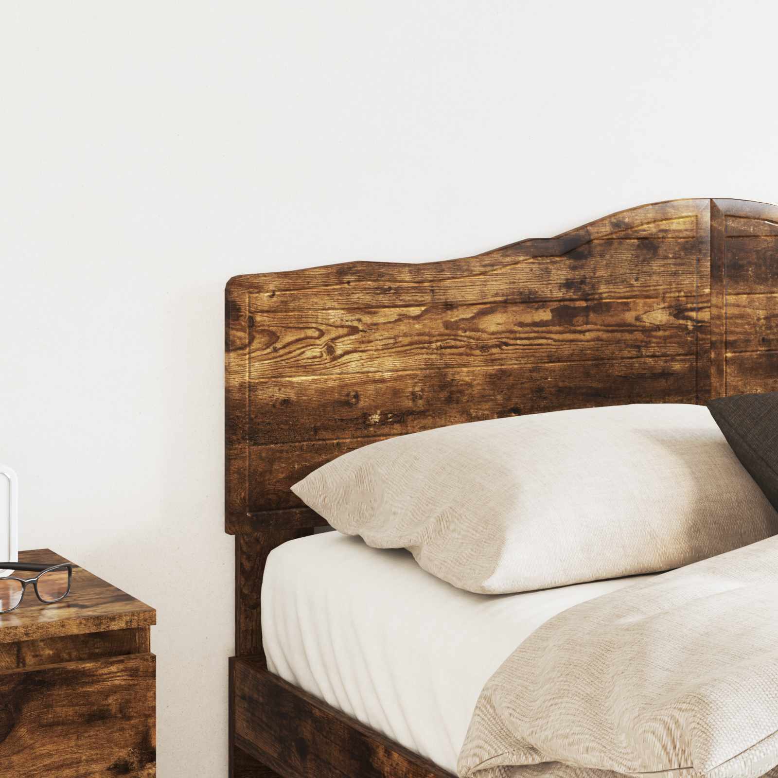 vidaXL Headboard Smoked Oak Engineered wood 3