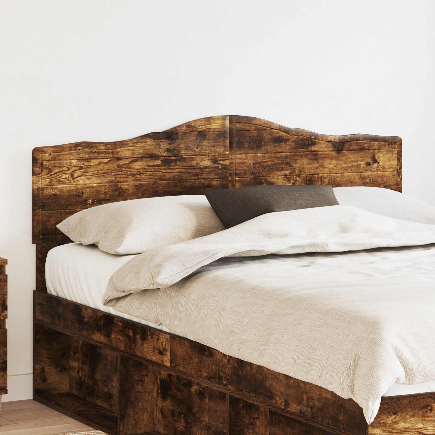 vidaXL Headboard Smoked Oak Engineered wood 1