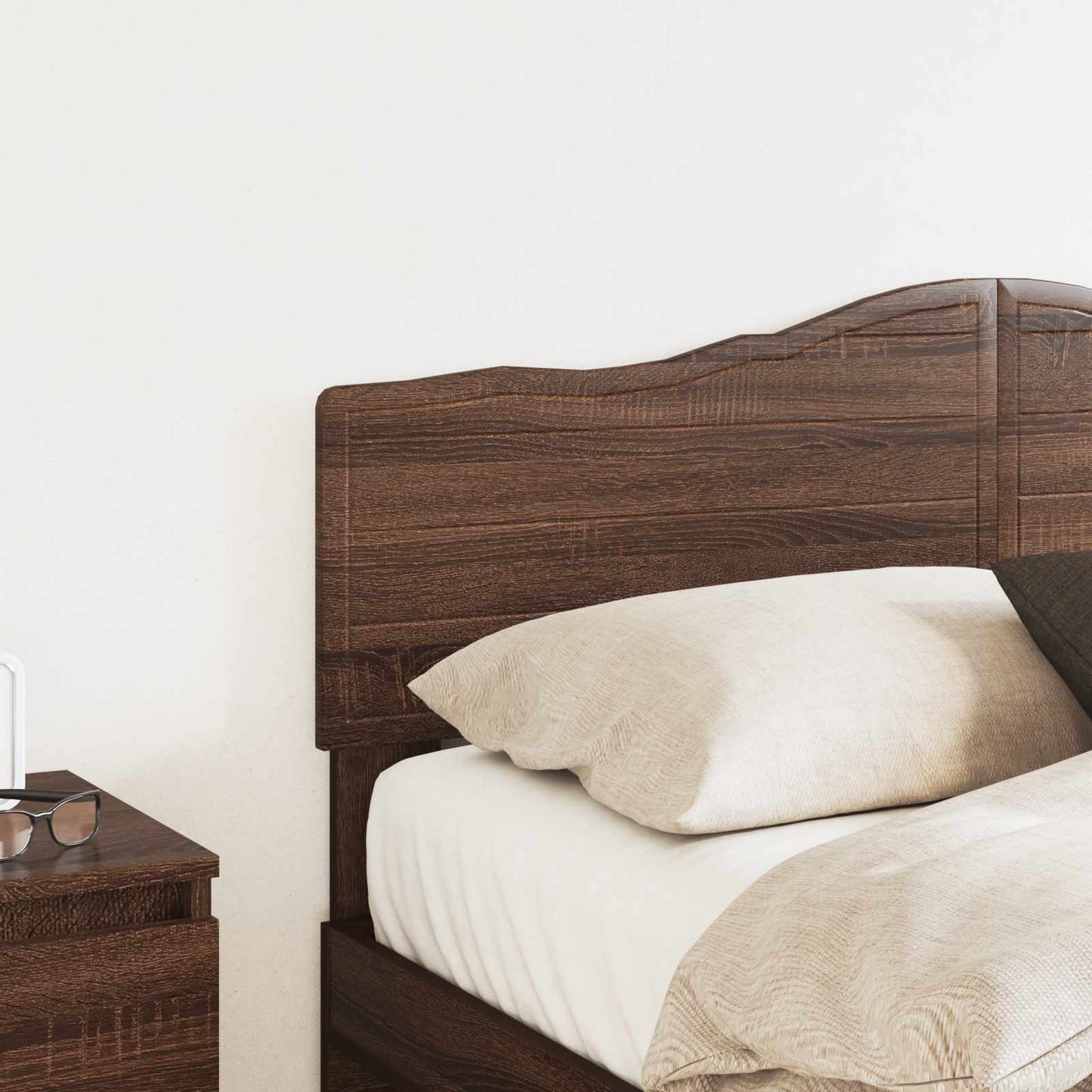 vidaXL Headboard Brown Oak Engineered wood 3