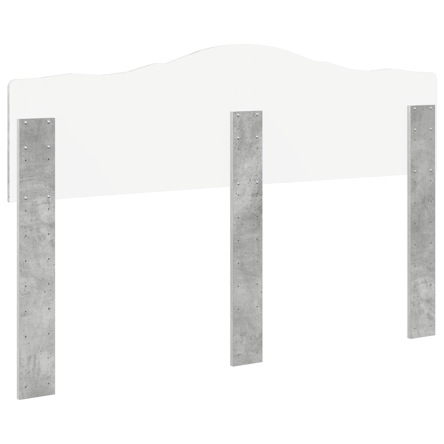 vidaXL Headboard Concrete Grey Engineered wood 6