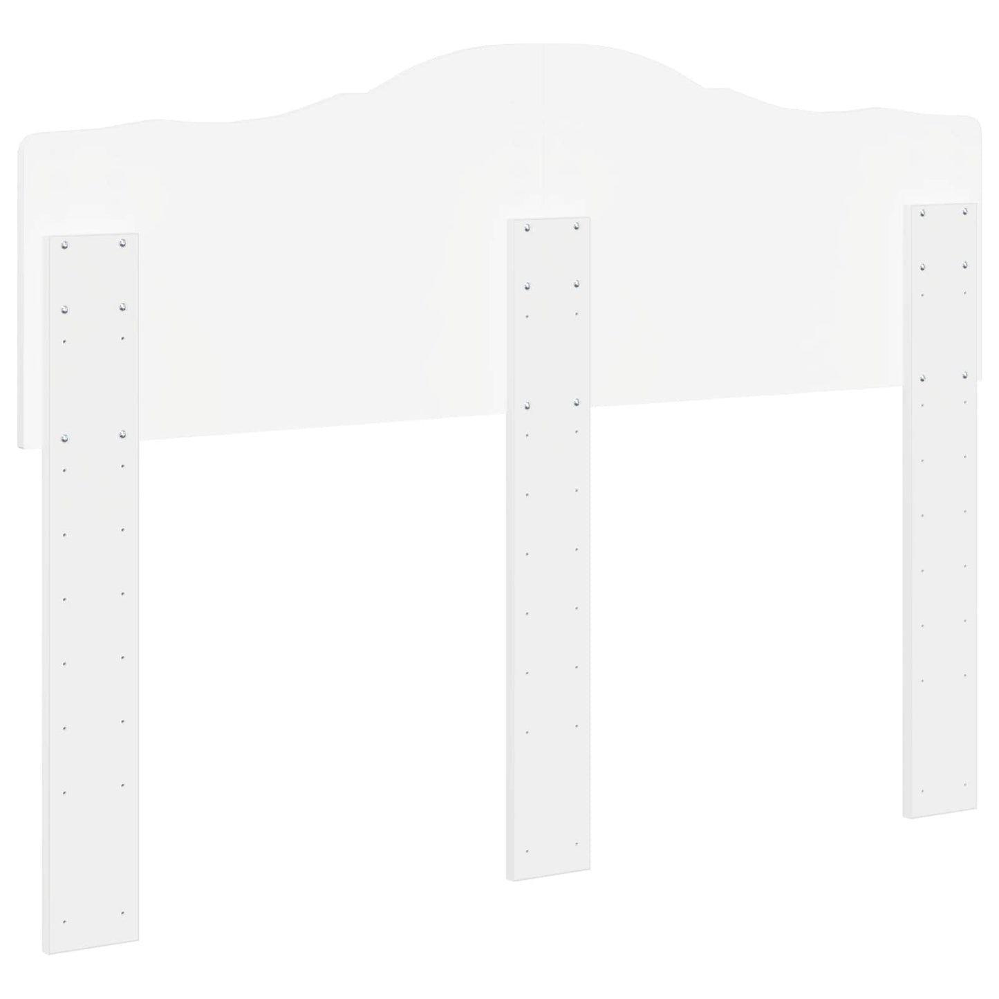 vidaXL Headboard White Engineered wood 6