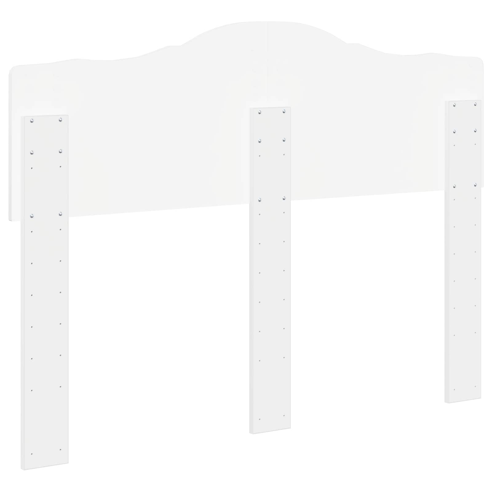 vidaXL Headboard White Engineered wood 6