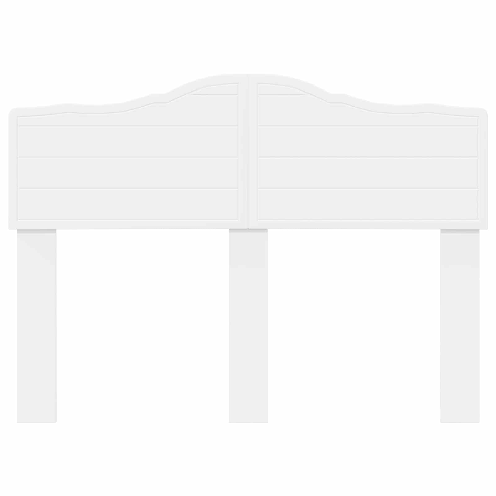 vidaXL Headboard White Engineered wood 4