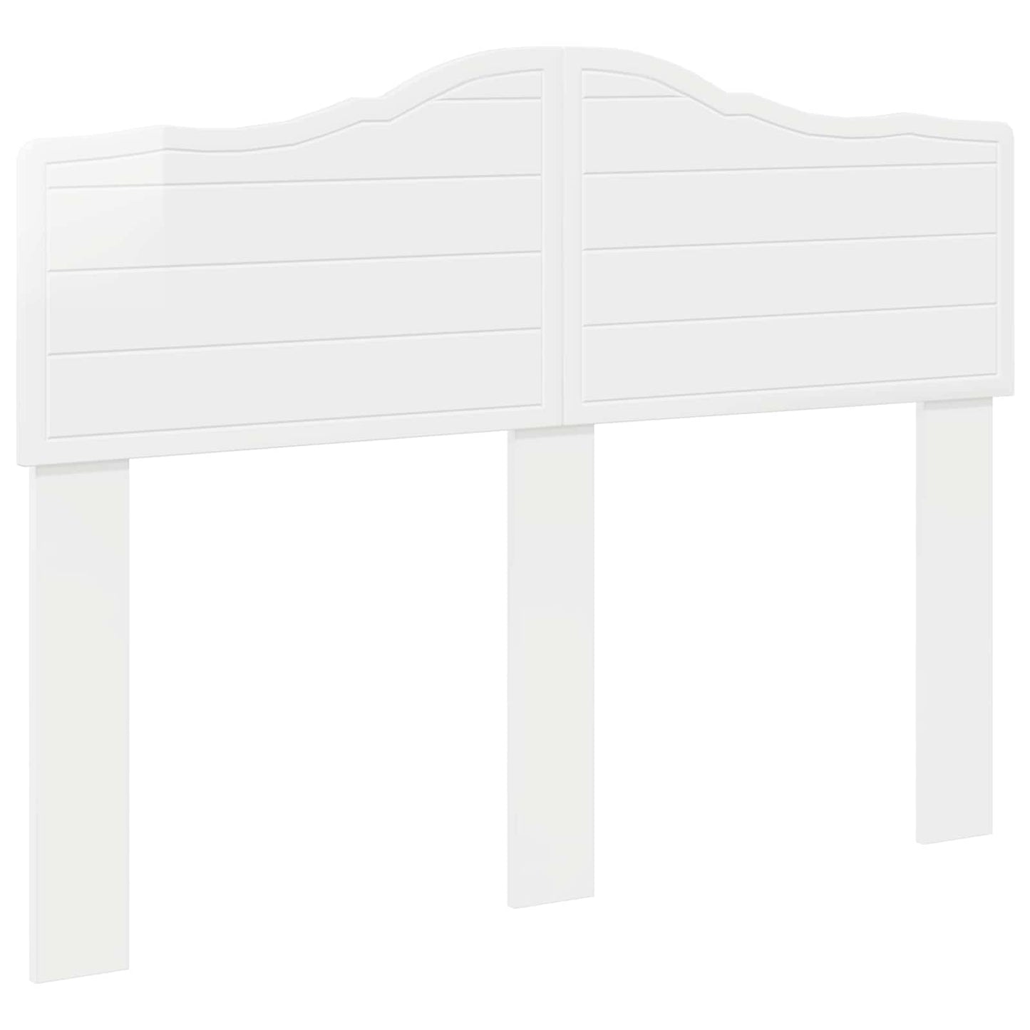 vidaXL Headboard Gloss White Engineered wood 2
