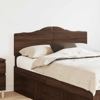 vidaXL Headboard Brown Oak Engineered wood 1