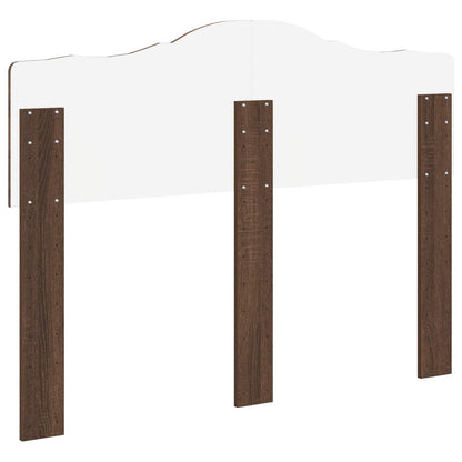 vidaXL Headboard Brown Oak Engineered wood 6