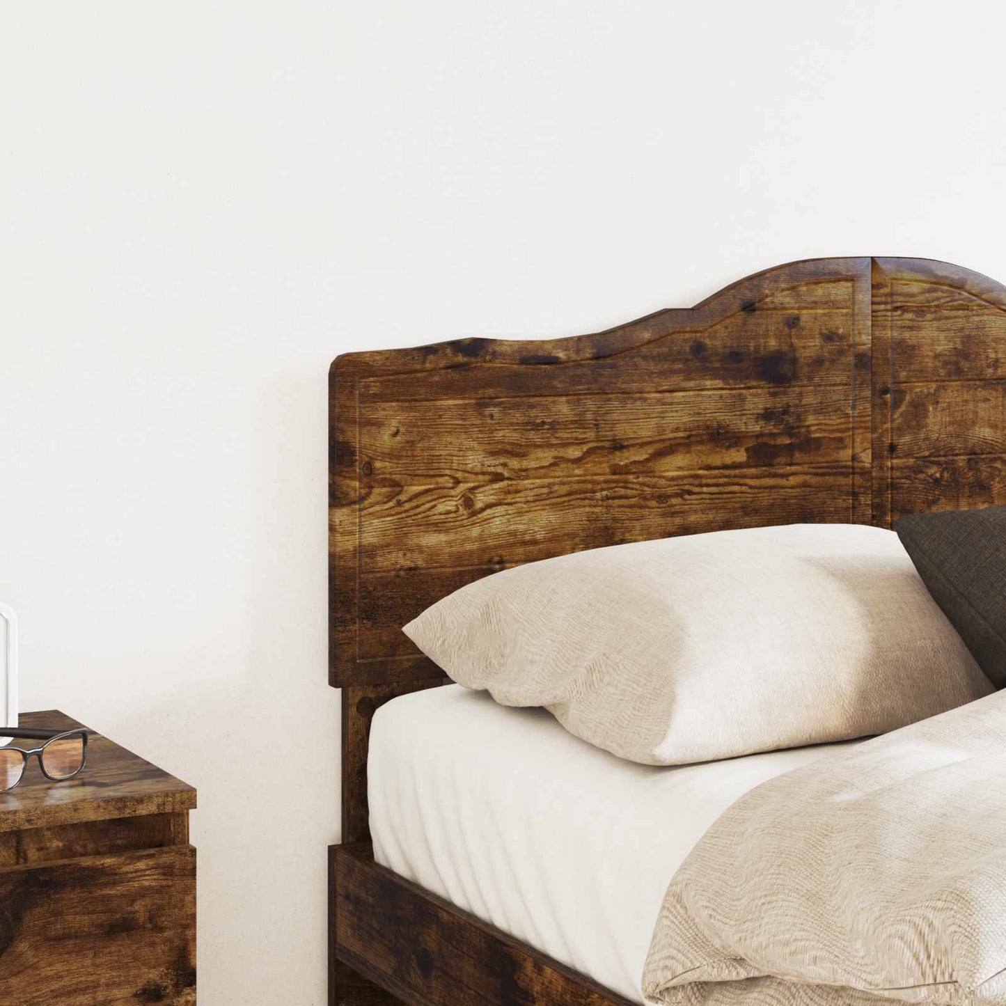 vidaXL Headboard Smoked Oak Engineered wood 3