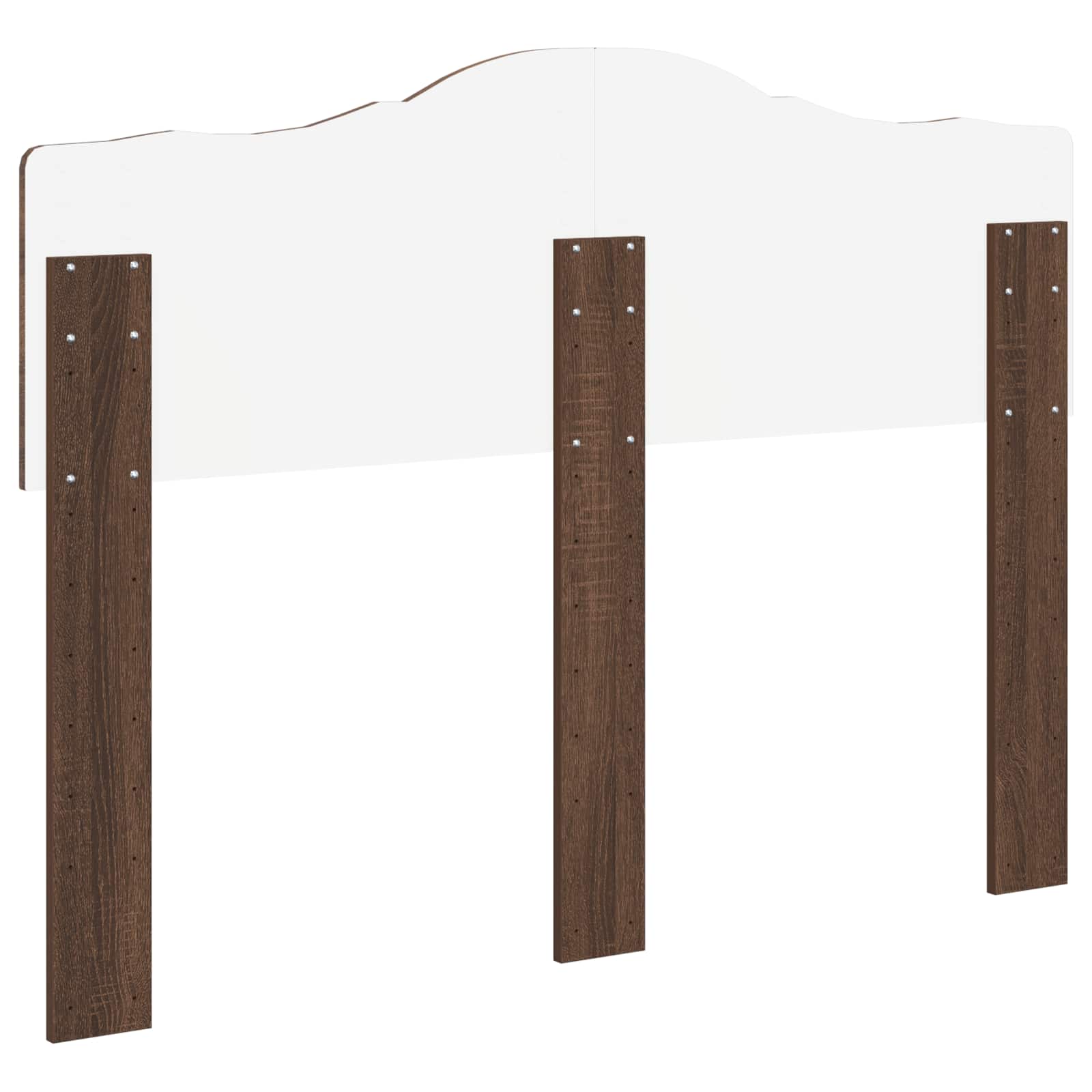vidaXL Headboard Brown Oak Engineered wood 6