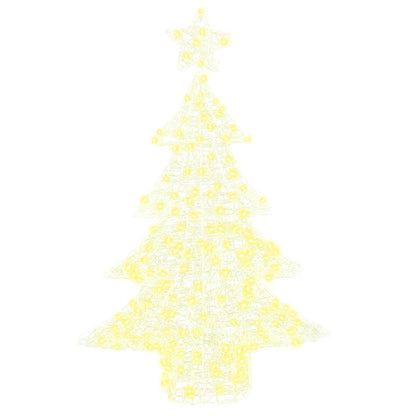 vidaXL Christmas Tree 100 LEDs Warm white 120 cm Acrylic 4