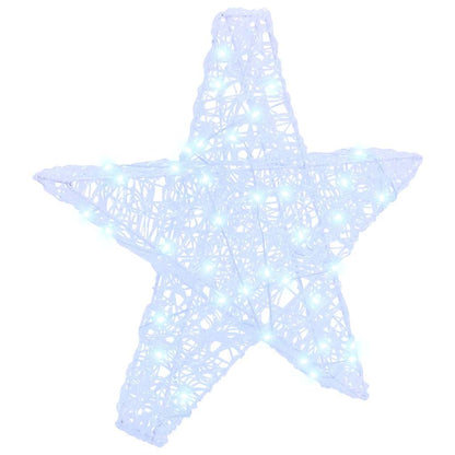 vidaXL 3D Star 50 LEDs Cold white 55 x 53.5 x 10 cm Acrylic 2