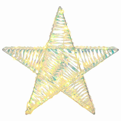 vidaXL 3D Star 50 LEDs Warm white 55 x 52.5 x 9 cm PET 5