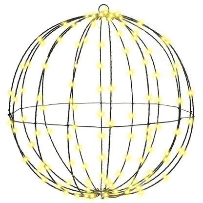 vidaXL Ball 2 pcs Warm white 50 x 50 x 52 cm Metal 320 LEDs 4
