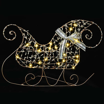 vidaXL LED Reindeers 3 pcs 60 LEDs Warm White 44.5 x 18 x 66 cm PET 6