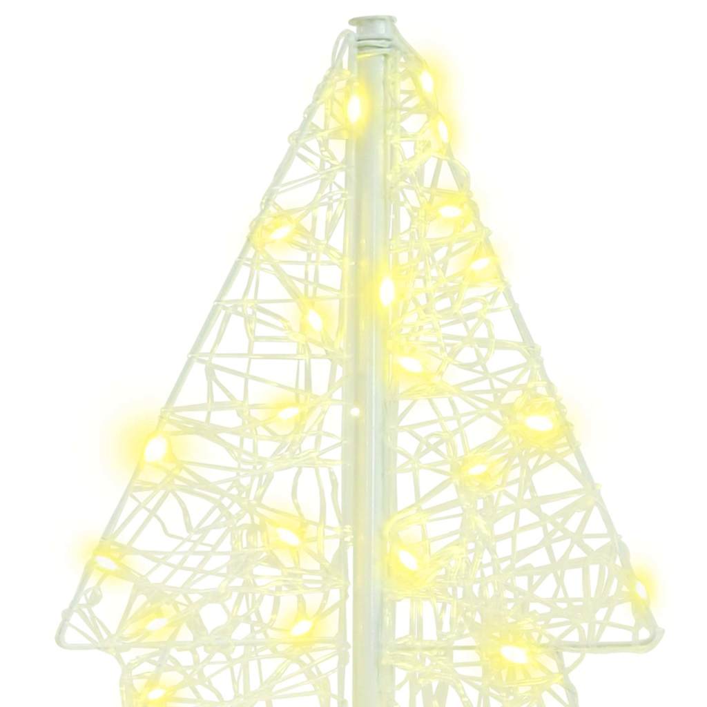 vidaXL Christmas Tree 160 LEDs Warm White 150 cm Acrylic 6