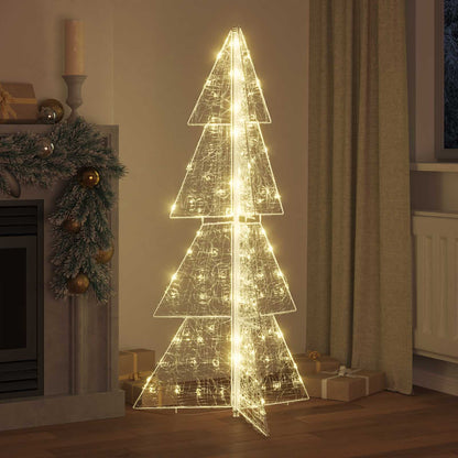 vidaXL Christmas Tree 160 LEDs Warm White 150 cm Acrylic 3