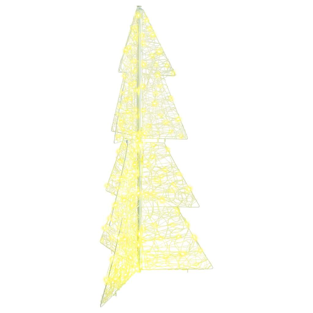 vidaXL Christmas Tree 160 LEDs Warm White 150 cm Acrylic 2