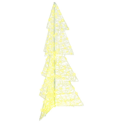 vidaXL Christmas Tree 160 LEDs Warm White 150 cm Acrylic 2