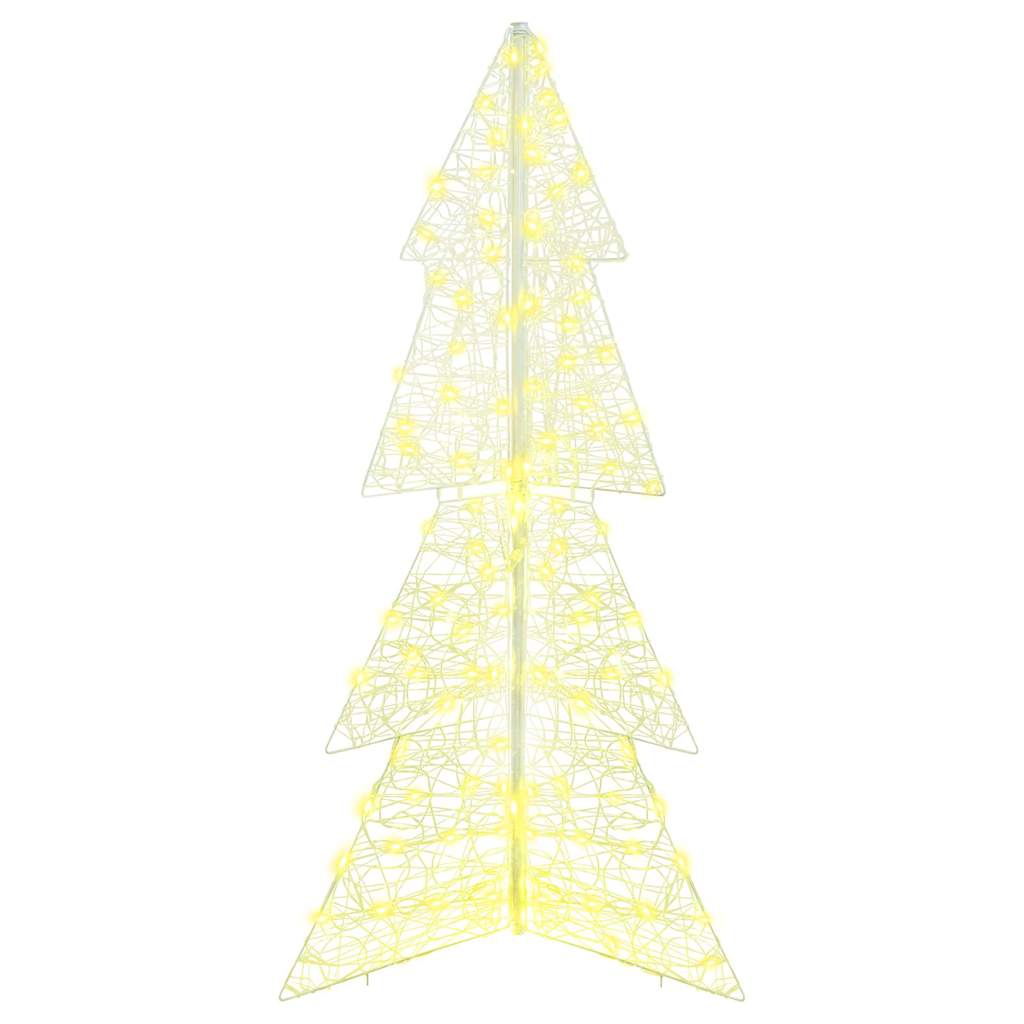 vidaXL Christmas Tree 160 LEDs Warm White 150 cm Acrylic 4