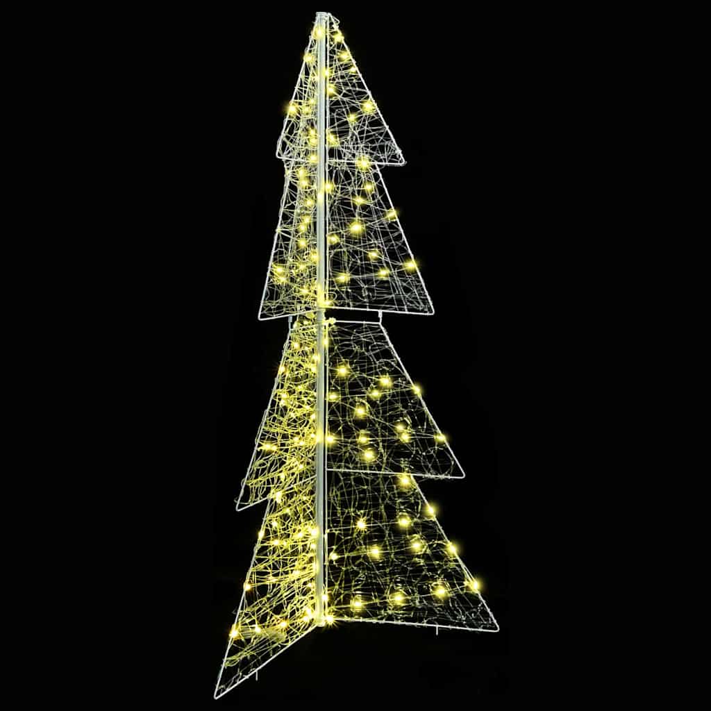 vidaXL Christmas Tree 160 LEDs Warm White 150 cm Acrylic 5